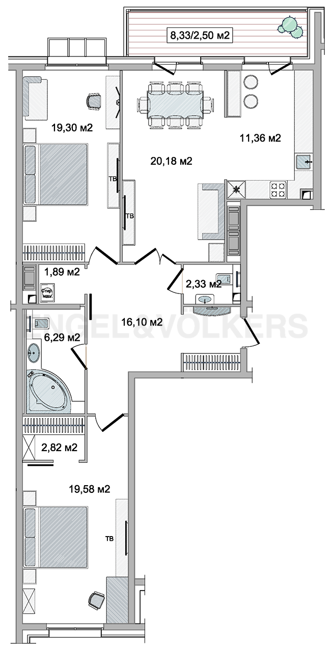 План квартиры № 24