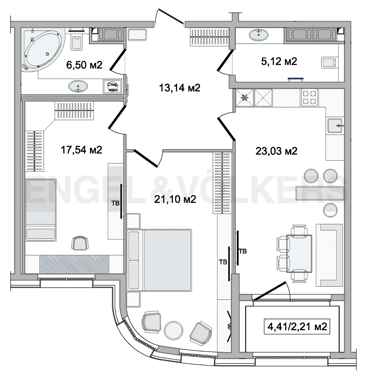 План квартиры № 34