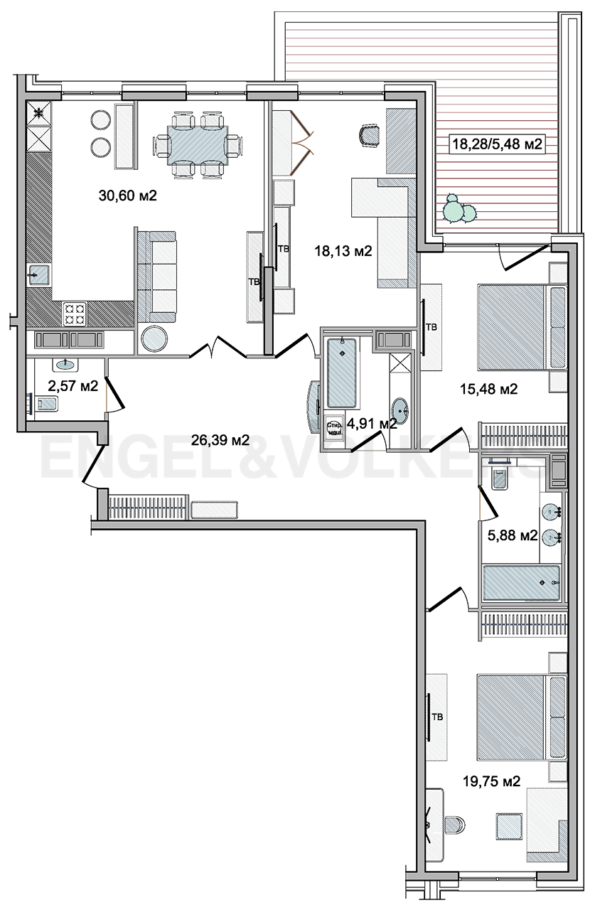План квартиры № 5