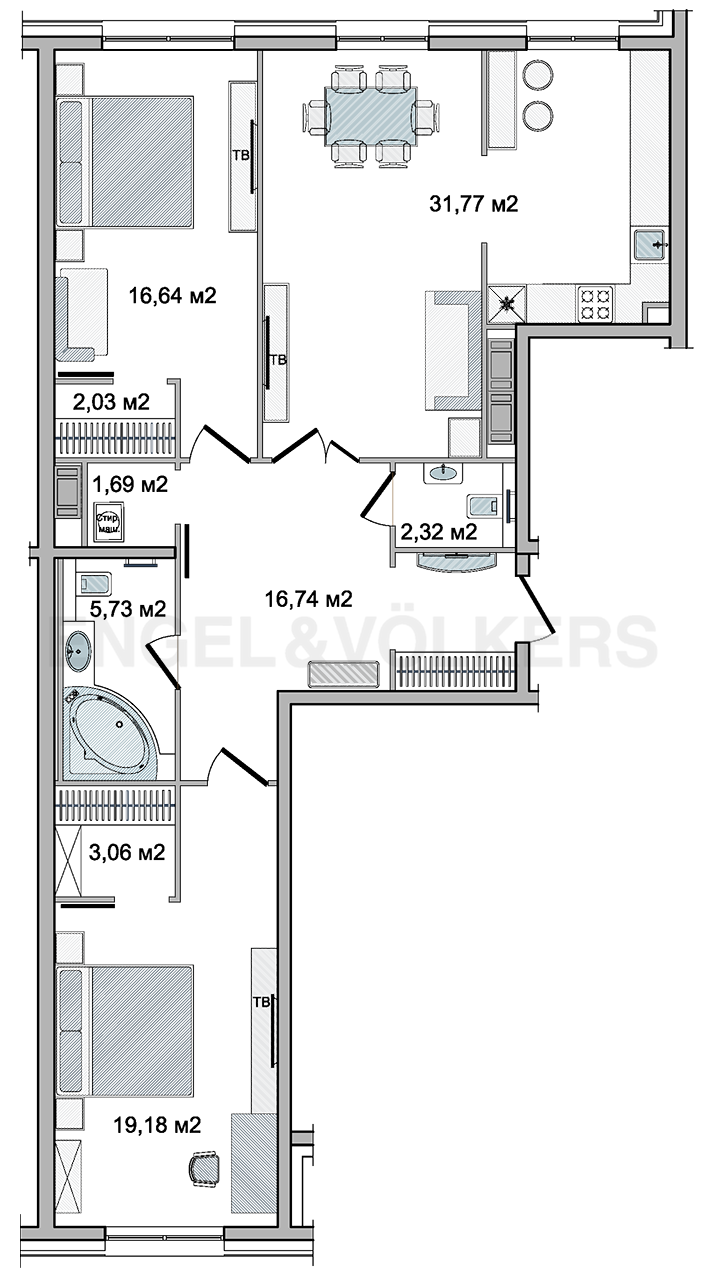 План квартиры № 8